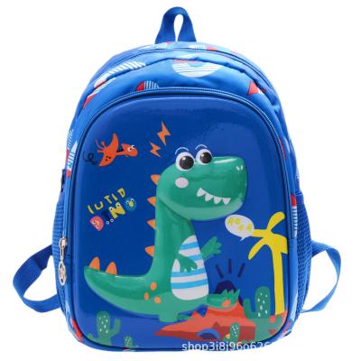 China Waterproof cute eggshell backpack dinosaur cartoon style kindergarten backpack boys and girls western backpacks for sale