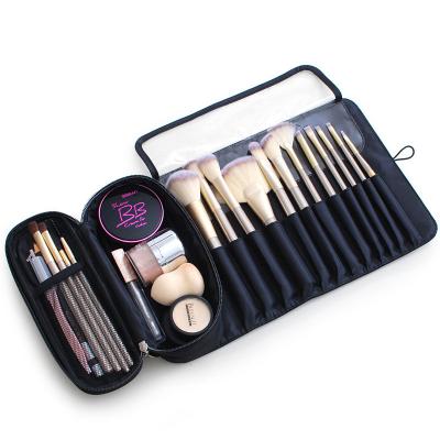 China Multifunctional folding cosmetic storage bag bag fashion brush kit professional manufacturers direct supply for sale