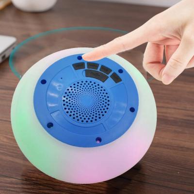 China New Perfect IPX7 Water Proof BT Sound Speaker, Portable Floating Swimming Pool Tooth Waterproof Blue Speaker With Stereo Sound for sale