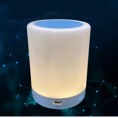 China High Quality Portable BT Radio LED Bedside Speaker Touch Control Colorful L03 Speaker for sale