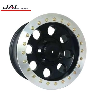 China ALLOY Brand Black Alloy 17 Inch 4x4 Car Beadlock Wheel Top Rim With CE Certificate for sale