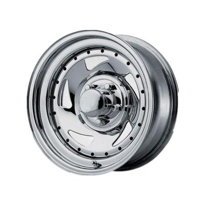 China Steel Off Road Auto Wheels 16 Inch Custom Rims Chrome Painted for sale