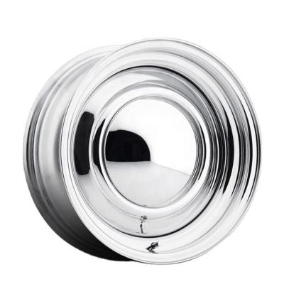 China Classic Car Wheels Chrome Plated Classic Steel Wheels Best Quality Smoothie Edges On Sale for sale