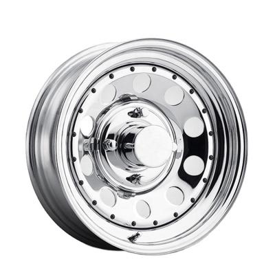 China 16 inch trailer steel car wheels good quality 4 hook hole rims for sale for sale