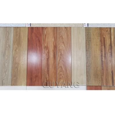 China Europe wholesale home decor luxury wood texture look QUYANG floor tiles polished porcelain wood floor tiles for sale