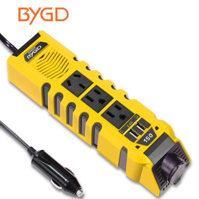 China CAR POWER INVERTER 150w 200w 12v small car lighter power inverter cheap mini dc to ac car inverter 12v 220v for sale