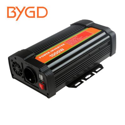 China 1000W DC 220v Car Inverter 12v To AC Solar Inverter 250*167*78mm for sale