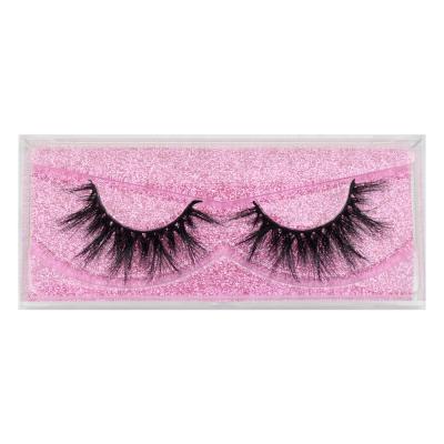 China 100% mink eyelash natural soft custom packaging 18-22mm lashes 5d mink lahes wholesale false+eyelashes for sale