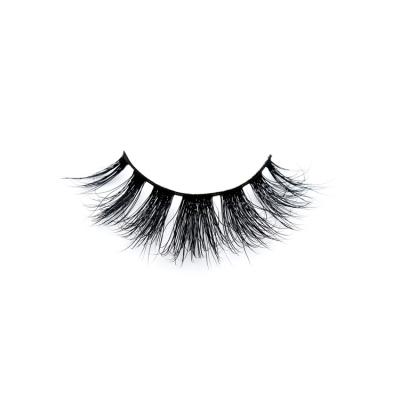 China Fashionable 3d mink eyelash strip natural soft natural looking thin short 16mm lashes/wholesale mink eyelash 17mm for sale