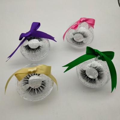 China Make More Beautiful Hot Ball Wick Style 25mm Lash Handmade 3d Mink Eyelashes Christmas Wick Box for sale