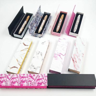 China Waterproof Custom Logo Boxes For Luxury Diamond Magic Self Adhesive Liquid Eyeliner Box for sale