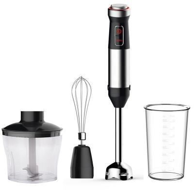 China Variable Speed ​​850W 3 in 1 Stainless Steel Hand Blender Set with Beater and Chopper Plus Bowl and Beaker | Stepless Plus Turbo Speed for sale