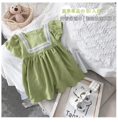 China Anti-wrinkle girl dress kids dresses bridesmaids with floral print wear vendor designers summer custom wholesale kids girls dresses for sale