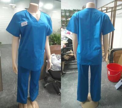 China Eco - Friendly Customized Eco - Friendly Recycle Ready To Ship Soft Fabric High Quality Uniform Hospital Nursing Medical Top Pants Scrubs Sets for sale