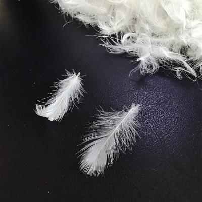 China 2-4CM Washed Safed Eco-friendly Duck Feathers Plume Natural Materials White For Soft Filling Materials for sale