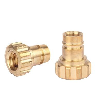 China Aluminum Brass Parts CNC Turning Aluminum Products Lathe-milling Compound Machine Customized Processing According To Drawings for sale