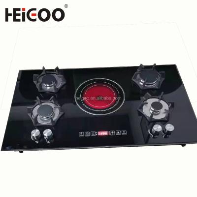 China Easily Cleaned Best Quality Built In Infrared Ceramic Cooker Porcelain Burner Gas Stove Hob for sale