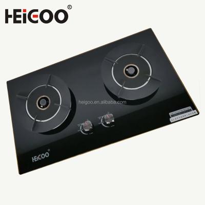 China High Efficiency Factory hot sale energy saving burner infrared gas stove 2 ceramic burners for 100% safety for sale