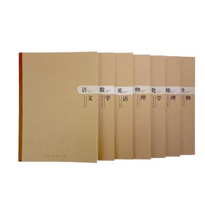 China Handmade Custom Hardcover Good Quality Kraft Paper Printed Notebooks for sale