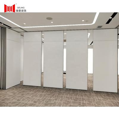 China Foldable MDF White Color Board Surface Acoustic Soundproof Wooden Ply Functional Partition Wall for sale