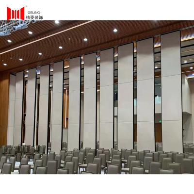 China Foldable Movable Walls Partition Sliding Acoustic Movable Walls Wall Panel for sale