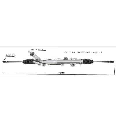 China CK4Z-3504-A CK4Z-3504-B Power Steering Rack Gear Assy For Ford Transit 2015 - Transit for sale