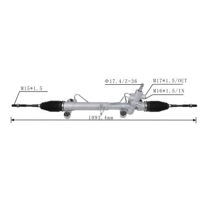 China 44200-12760 Power Steering Rack Gear Assy 44250-02160 For Toyota Corolla COROLLA 2000-2008 Liftback (_E8_) for sale