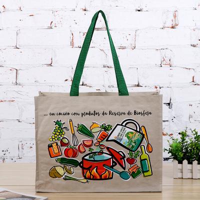 China Customized Design Eco - Friendly PP Woven Bag For Supermarket Storage Shopping Wholesale for sale