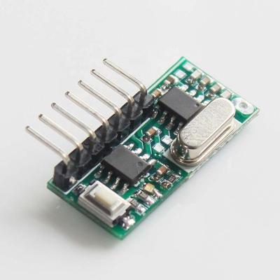 China Wireless 433Mhz RF 4 Channels Decode Receiver Module and Transmitter in Qiachip RX480R-4CH for sale