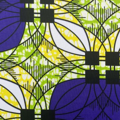 China African Cotton Printed Wax Fabric Wholesale Tear-Resistant for sale