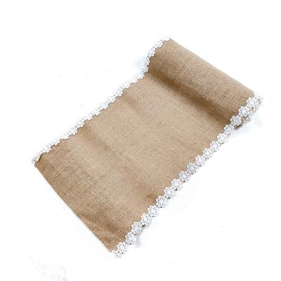 China Beautiful Appearance Special Offer Limited Time Country Jute Table Runner Decorative Table Runners for sale