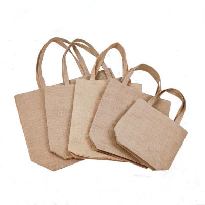 China China Supplier Natural Handled Burlap Jute Shopping Bags For Daily Life for sale