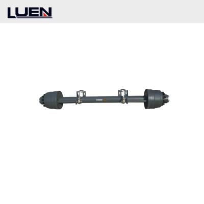 China Hot Sale Semi Trailer LUEN Semi Trailer Around Axle Shaft On South Africa zu verkaufen