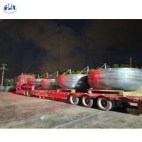 China 2490mm Diameter SA516 Gr 70 Profile Ellipsoidal Head 2:1 Thickness 32mm for sale