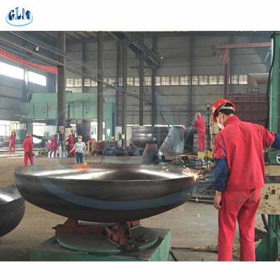 China Welding Connection Ellipsoidal Dish Head Inspected by RT for Heavy-Duty Industries for sale