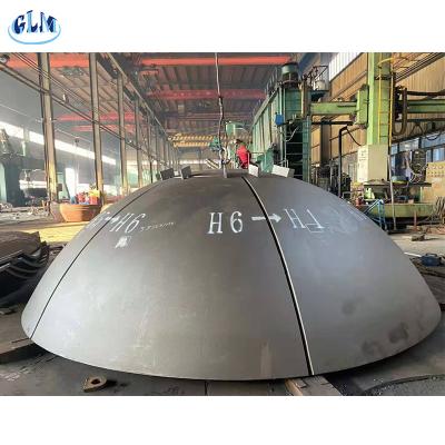 Cina Sa516 Gr70 100 mm Tonte di serbatoi emisferici ASME in acciaio inossidabile in vendita