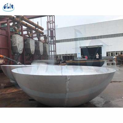 China SA516gr70n 304L 316L Stainless Steel Hemispherical Tank Heads Semi Ellipsoidal for sale