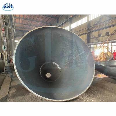 China cabeças cônicas GB tornado côncavo de aço inoxidável do tanque do projeto de 2mm 89mm ASME à venda