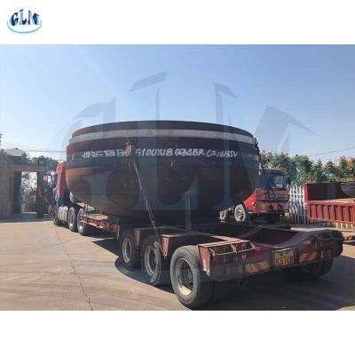 China el acero de carbono 10m m elipsoidal de 200m m sirvió el recipiente del reactor de las cabezas ASME en venta