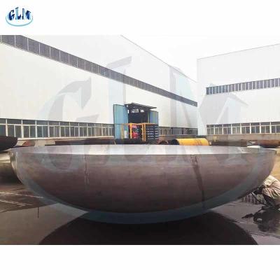 China El buque principal semi elíptico líquido de la cubierta Q345B del tanque de almacenamiento de SS304 200M M sirvió extremos en venta