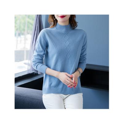 China High Quality Breathable Women Multicolor Sweater Plus Size Sweater Custom 100% Wool Sweater for sale