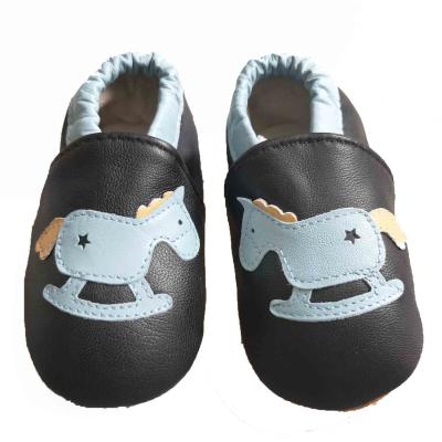 China Light Flower Printed Soft Leather Baby Shoes First Walker Baby Casual Shoes Cute for sale