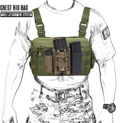 China Wholesale EDC Front Pouch Military Tactical Chest Rig Bag EDC Waterproof Case for sale