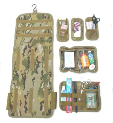 China Tactical Bag Military Wholesale Camping Bathroom Molle Wash Travel Toiletry Bag for sale