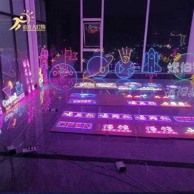 China Wholesale Customization Neon Sign Hunter Happy Birthday Wedding Party Light Words Proposal LED Neon Words for sale