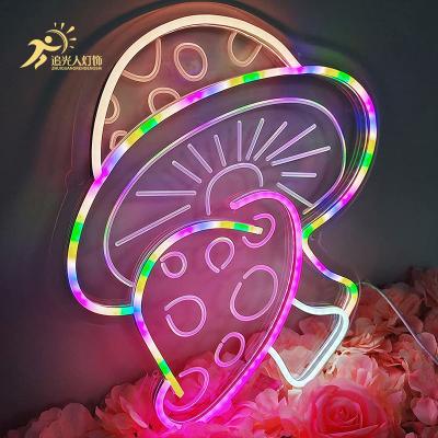 China LANDSCAPE\Mushroom LED Color Selling Night Decorative Lights USB Power Neon Sign Christmas Birthday Wedding Party Gift Hot Indoor Living Room Bar for sale