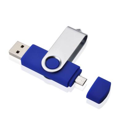 China Promotional Otg Swivel USB Drive Factory USB Drive Android Mobile Phone Otg USB Flash Stick 16GB for sale