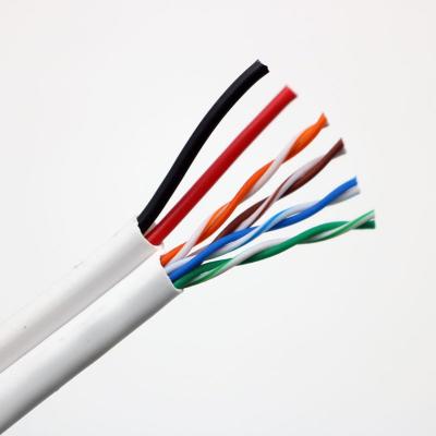 China Shenzhen WD combination cables 8 core 0.5mm since LAN cable long distance +2core 16/0.18mm CCA power cable using WD-13 for sale