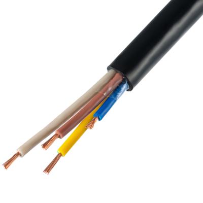 China Electrical Cables And Wires 4 Core Copper RVV 0.75mm PVC Power Cable WD-016 for sale