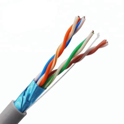 China Networking 4pair 23awg 500Mhz PVC or LSZH or PE Jacket Network Cable LAN Cable FTP SFTP UTP CAT5 Indoor Cable for sale